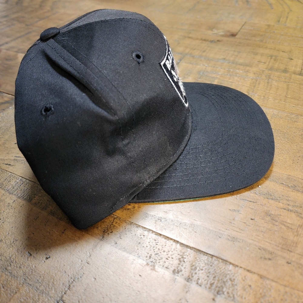 Vintage‎ Starter LA Raiders Snapback Hat Black Green Underbrim NFL Deadstock NWT - Picture 4 of 7